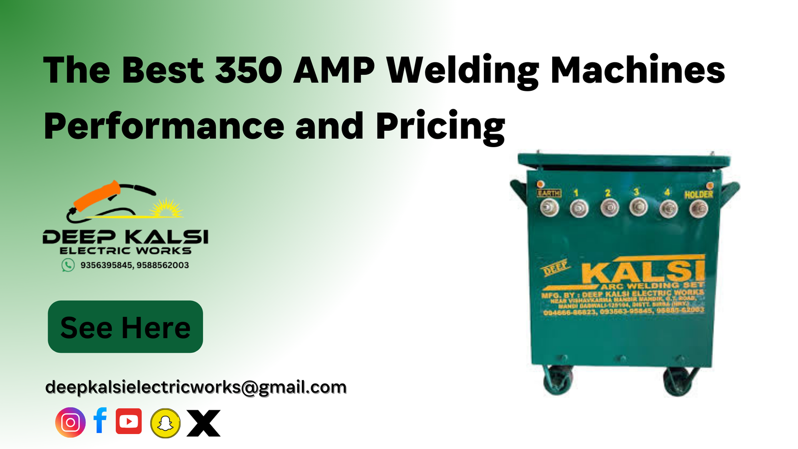 The Best 350 AMP Welding Machines: Performance and Pricing